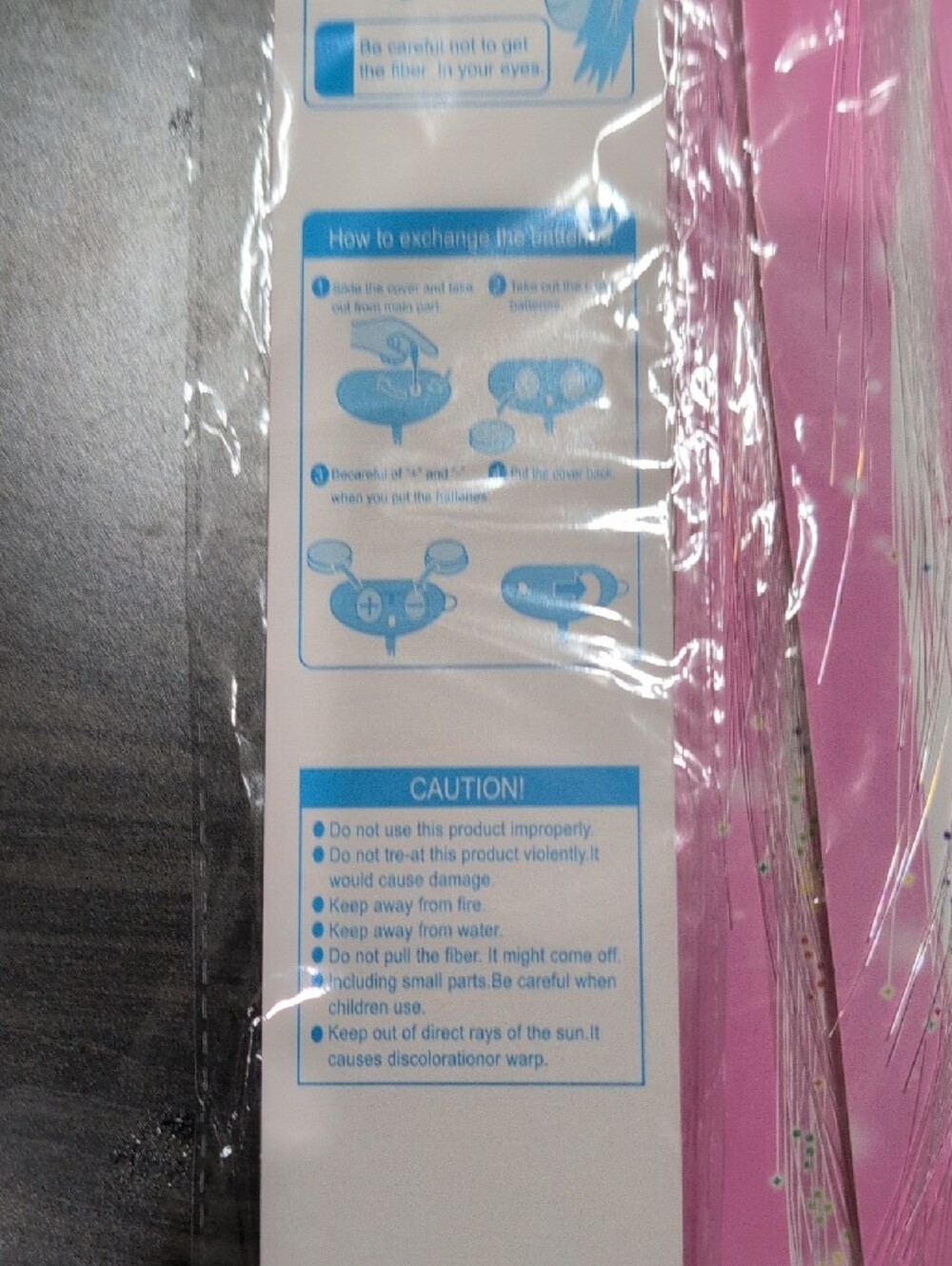 NWT 10 Pack Kids Light-Up Flash Braid Hair Accessory - Pink Butterfly - Picture 4 of 4